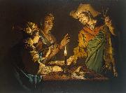 Matthias Stomer Selling the Birthright oil painting on canvas
